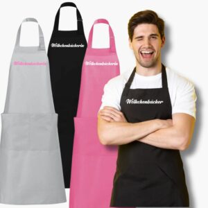 Schürze mit verstellbarem Nackenhalter