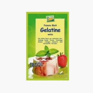 Bio Blatt Gelatine (weiß) von BioVita Naturkost, 6 Stück