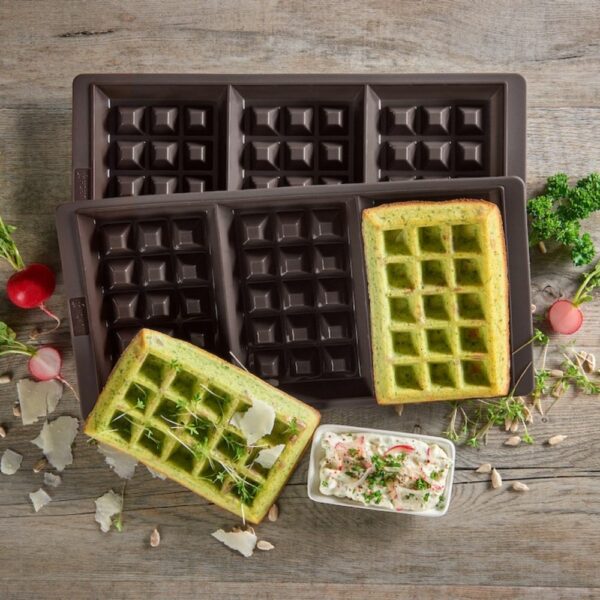 Backform Waffel 3fach 2er Set von Lurch – Bild 2