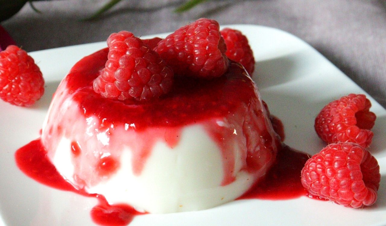 Panna Cotta mit Himbeersoße