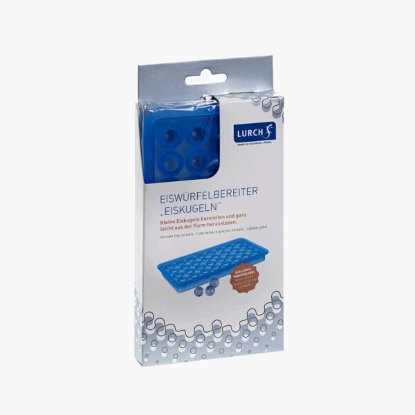 Eisformer Kugeln Ø2cm für 32 Eiswürfel Silikon eisblau von Lurch – Bild 6