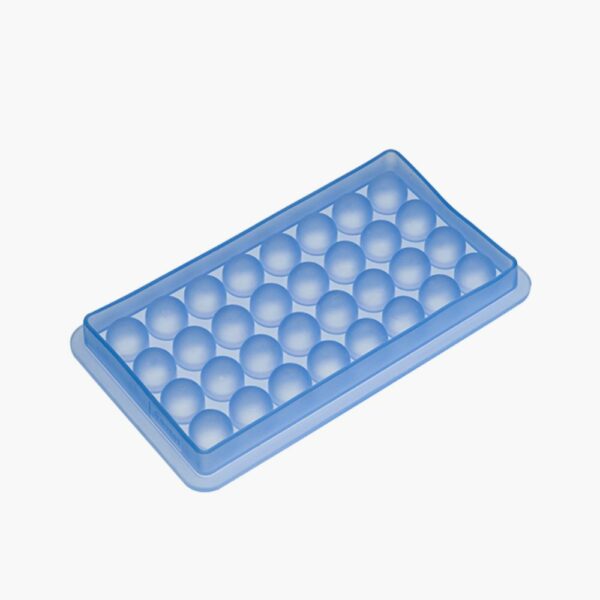 Eisformer Kugeln Ø2cm für 32 Eiswürfel Silikon eisblau von Lurch – Bild 5