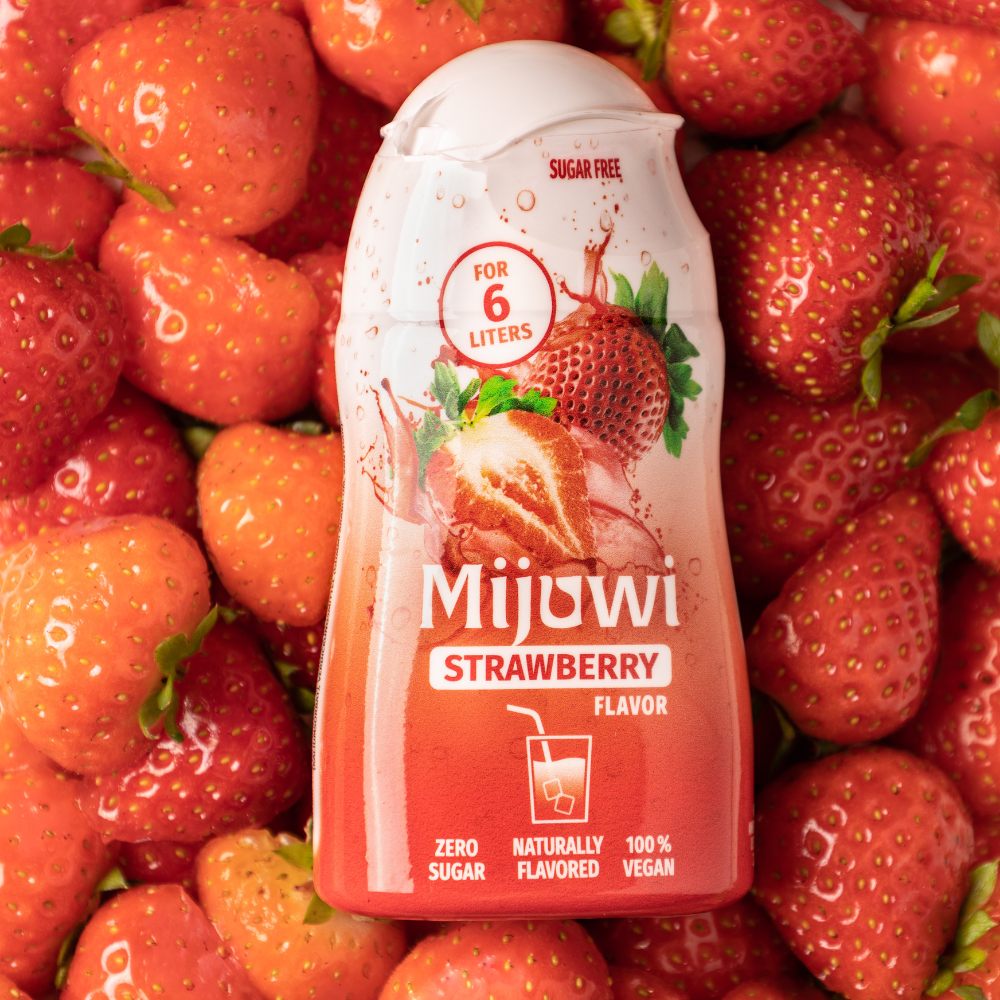 Erdbeer Sirup ohne Zucker und Kalorien von Mijuwi !!! MHD 28.02.2025 ...