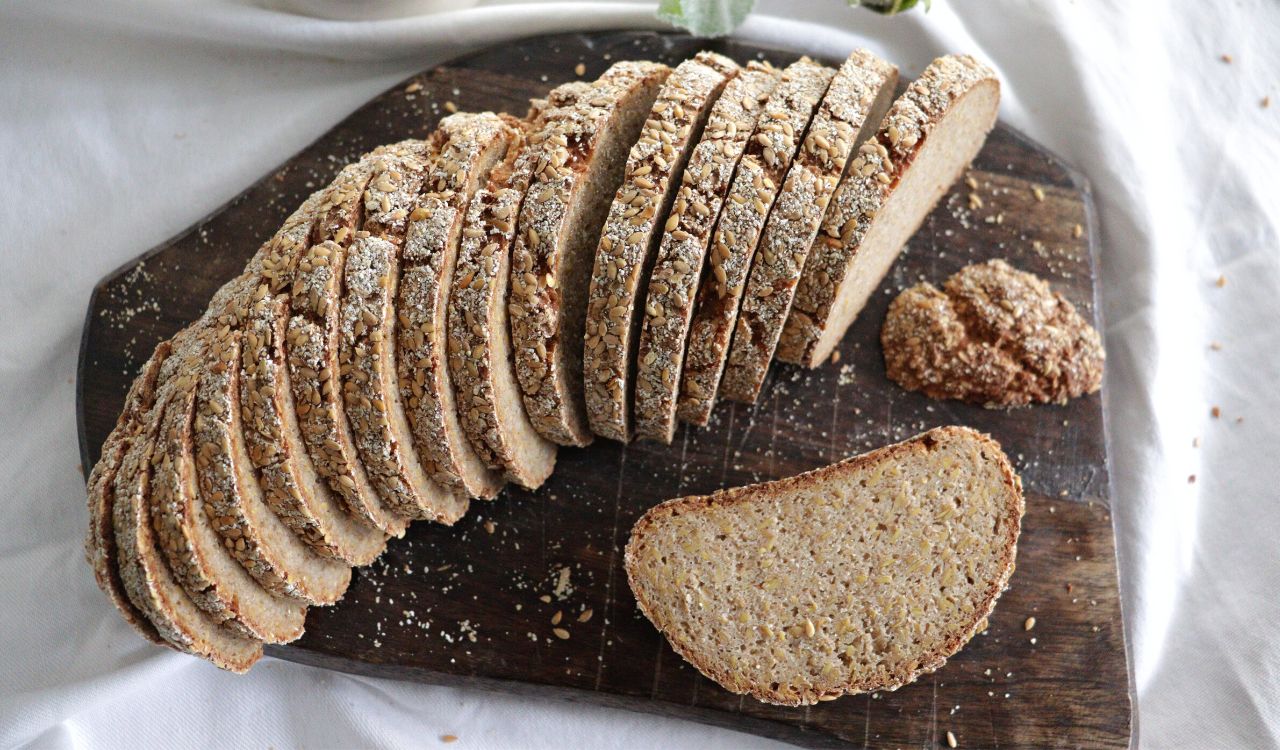 Gesundes Hafer- Leinsamen- Brot