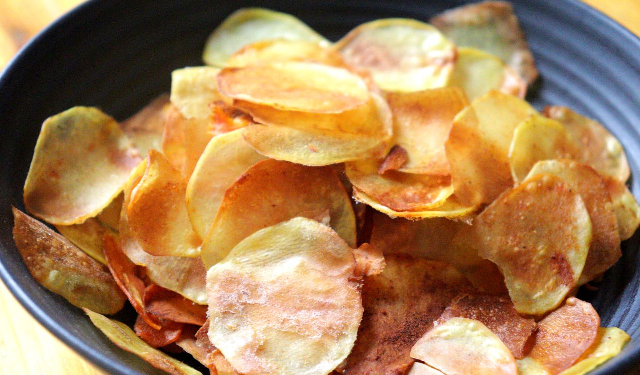 Fettarme Kartoffelchips